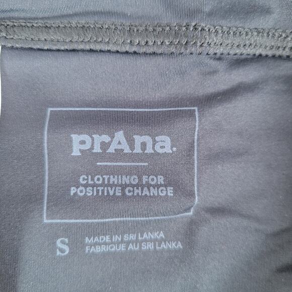 Prana Womens Summer Wave Bikini Swim Bottom Size Small Black Outdoor Lined - Picture 4 of 9